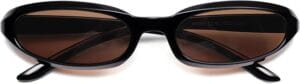 Retro 90s Oval Cat Eye Sunglasses