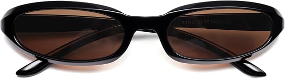 Retro 90s Oval Cat Eye Sunglasses