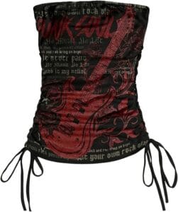 SOLY HUX Gothic Graphic Halter
