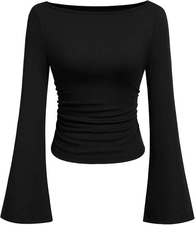 SOLY HUX Bell Sleeve Top