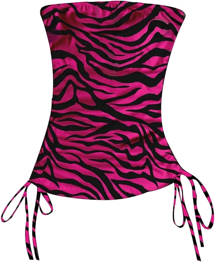 Zebra Print Y2K Top