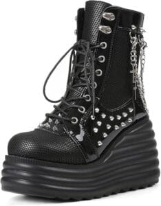 Lyrisiphy Women's Gothic Ankle Boots
