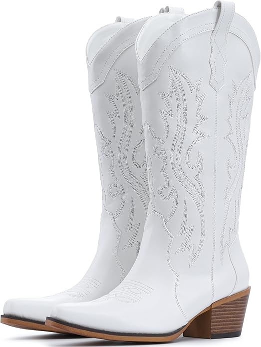White Cowboy Boots