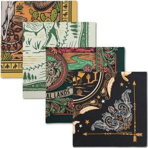4-Pack Designer Bandanas