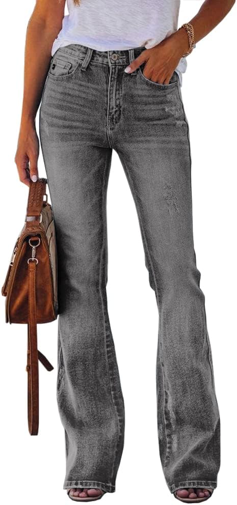 Boyfriend Bootcut Casual Denim Pants