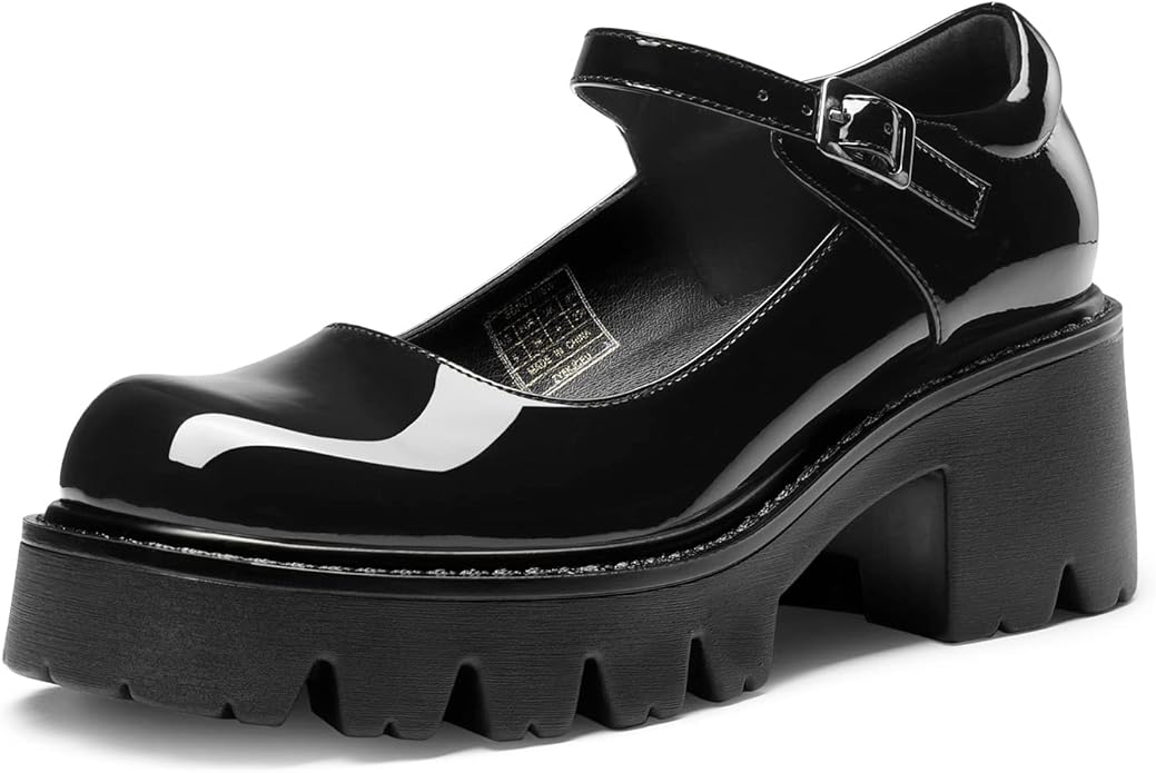 Mary Janes Shoes Platform Pumps