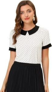 50s Polka Dot Blouse