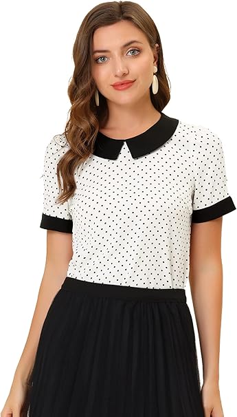 50s Polka Dot Blouse