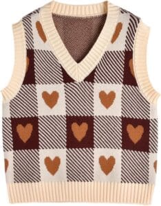 Preppy Style Knitted Crop Tank Top