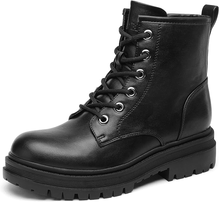 Lace-up Ankle combat Boots