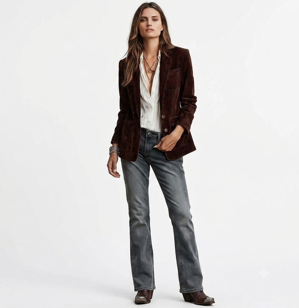 Chic Velvet Office Style