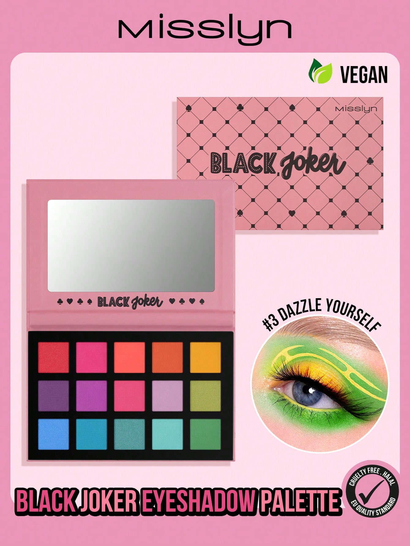 Colorful Retro Eyeshadow Palette