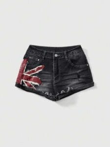 Grunge Punk Women's Y2K Style Retro Shorts
