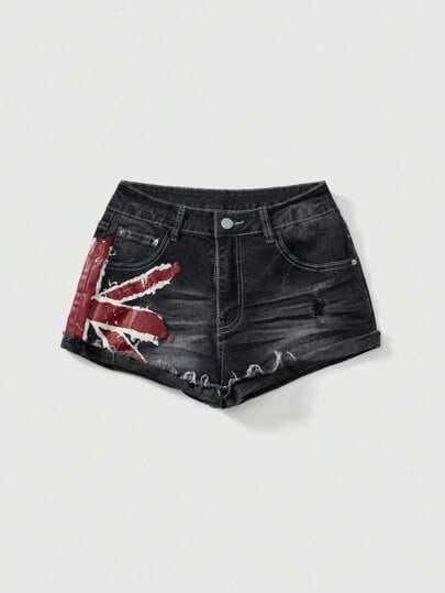 Grunge Punk Women's Y2K Style Retro Shorts