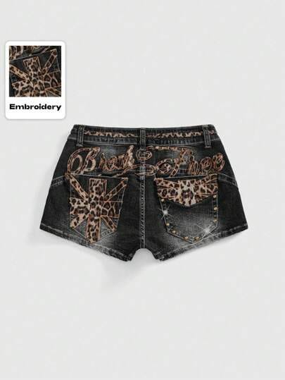 Denim Shorts in Y2K & K-pop Style