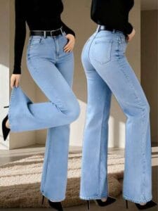 casual jeans with a loose fit