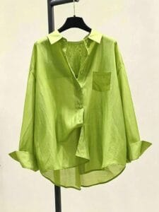 Thin shirt minimalist elegant versatile long sleeve
