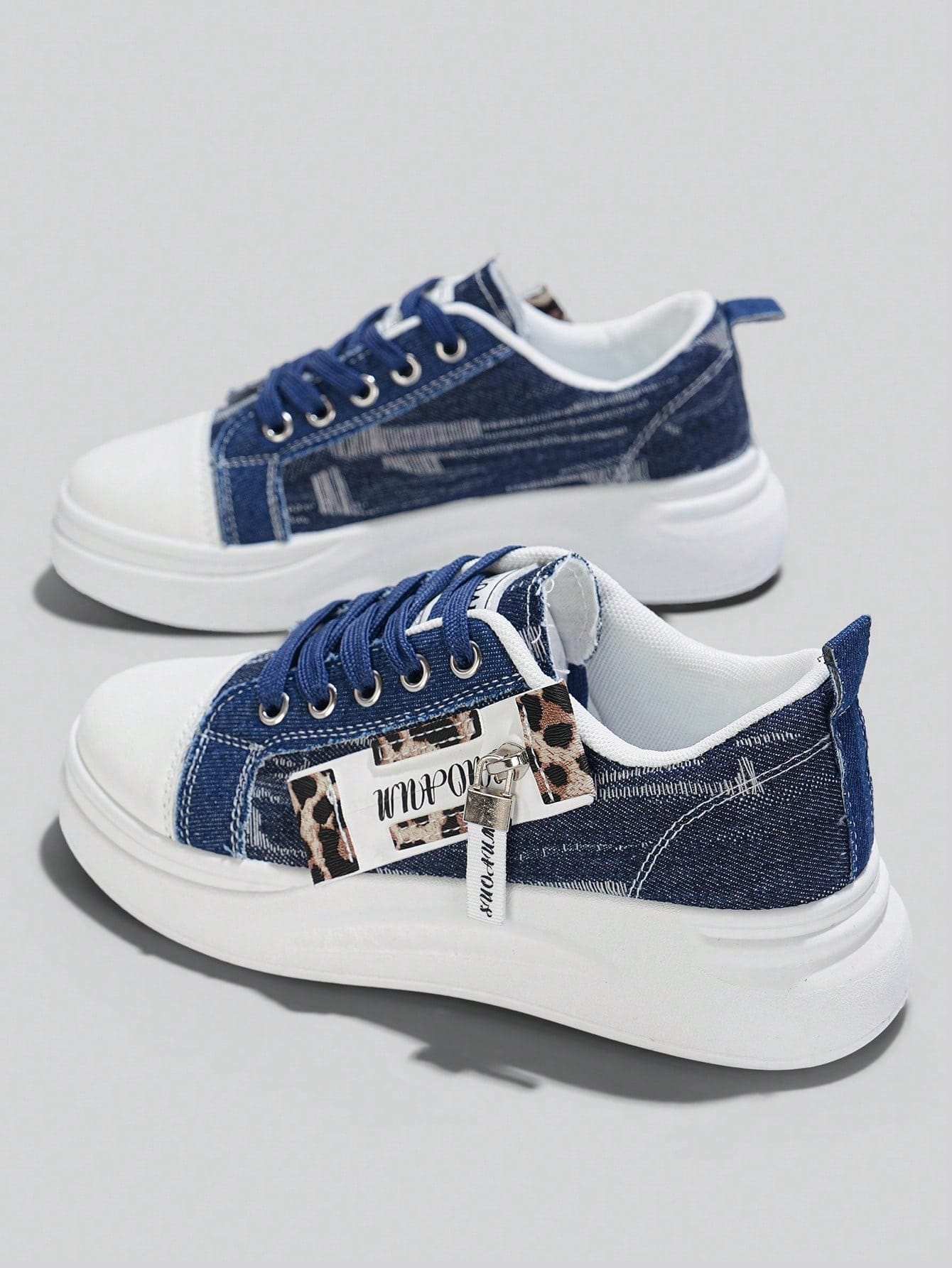 Blue Casual Shoes