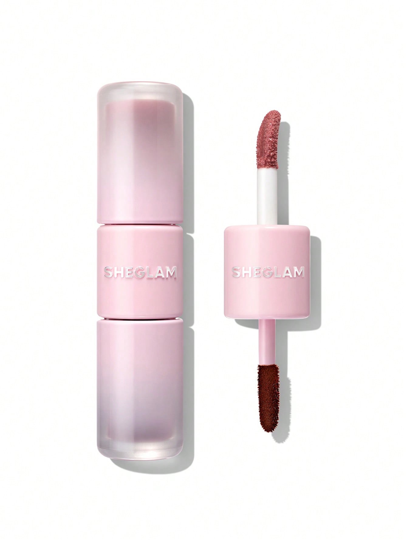 SHEGLAM Line To Shine Duo Lip Tint Peel-Off & Gloss-114 Pink Macaron