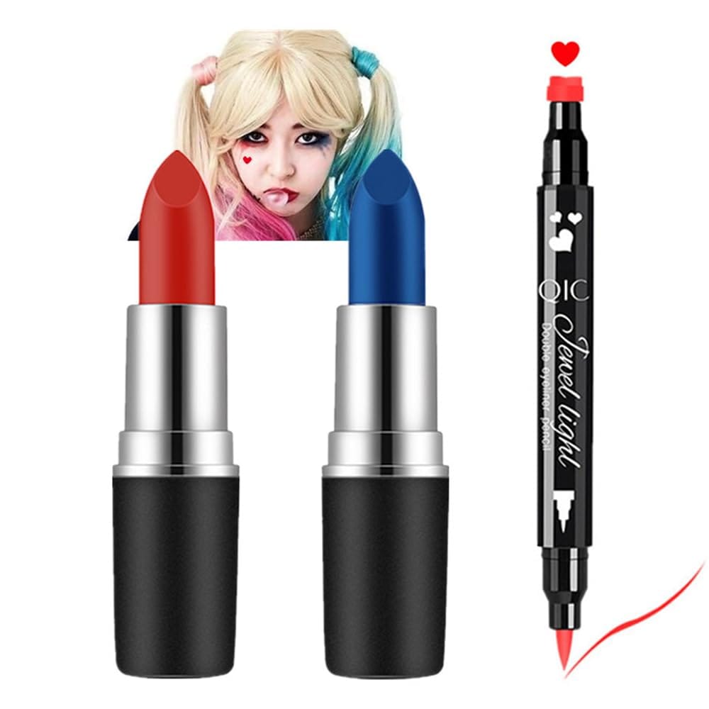 Red & Blue Makeup