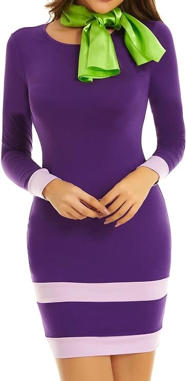 Dark Purple Mini Dress