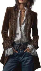 Velvet Blazer Jacket