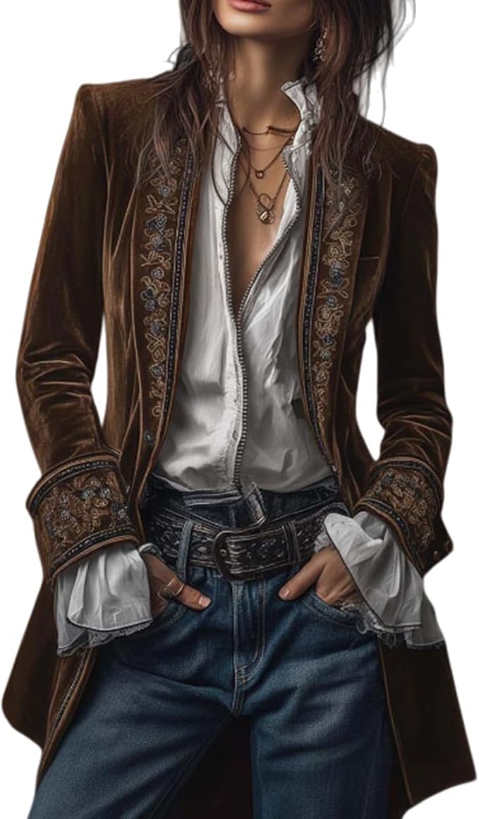 Velvet Blazer Jacket