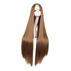 Light Brown Long Straight Wig