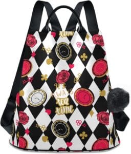 Alice Chess Board Backpack Purse