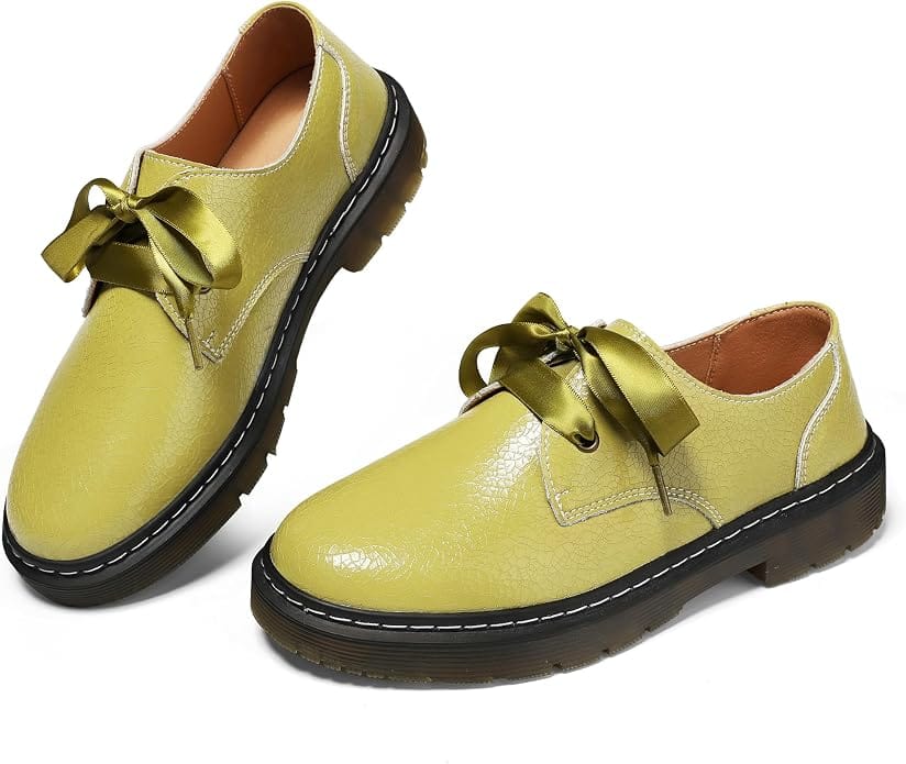 Lace-up Platform Loafers Slip-on