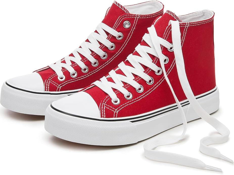 High Top Canvas Sneakers