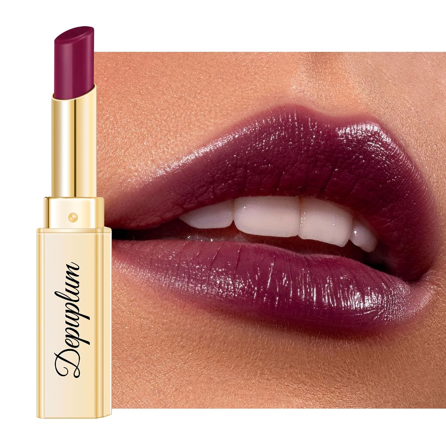 Dark Purple Lipstick