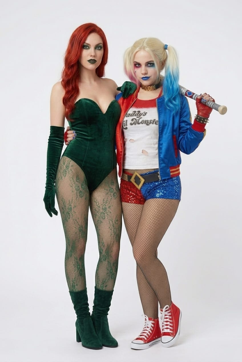 Poison Ivy x Harley Quinn Duo