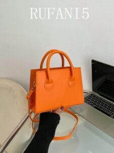 Orange Square Bag