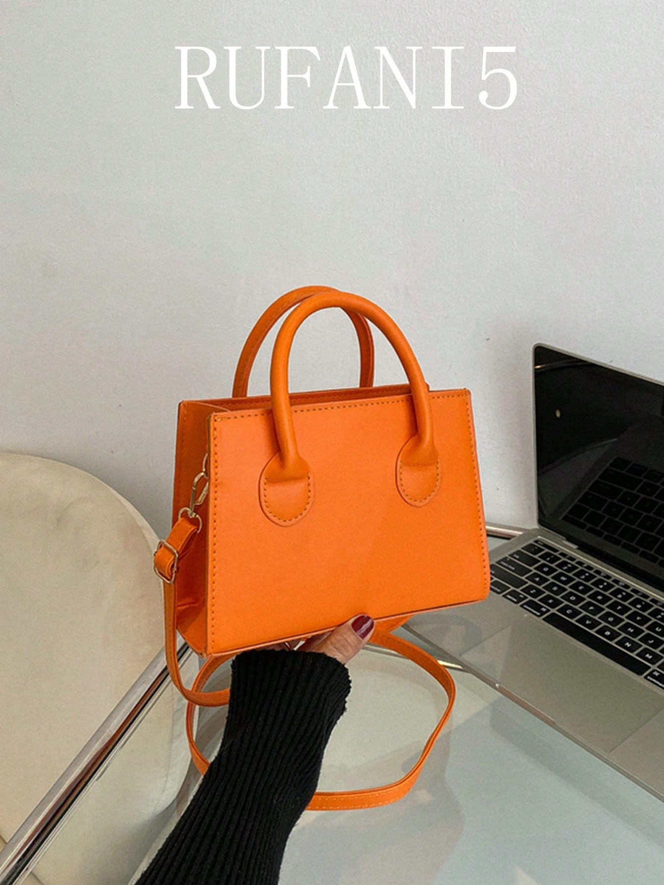 Orange Square Bag