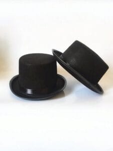 Black Lincoln Hat