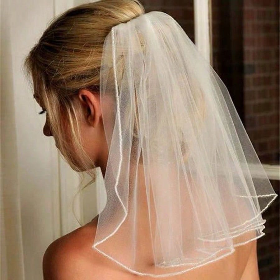 Minimalist Wedding Veil Single Layer