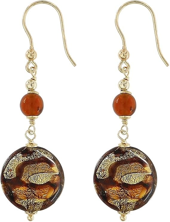 Glass Stone Earrings