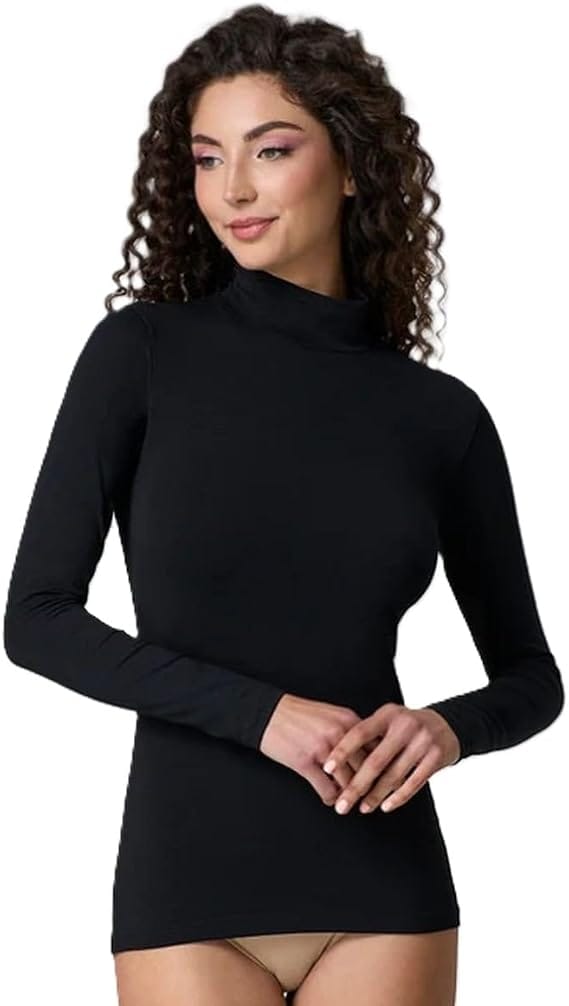 long sleeve black top