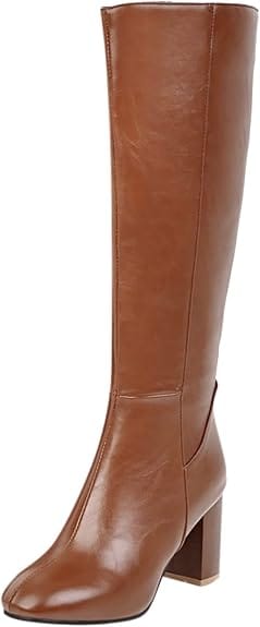 brown leather boots