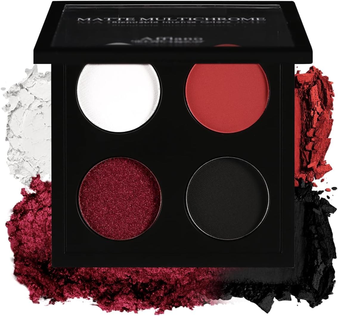 Goth Red and Black Eyeshadow Palette