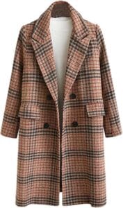 Trench Coat Plaid Houndstooth