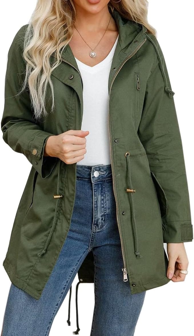 Green Ligtweight Jackets