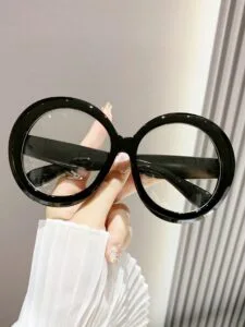 Oversized Round Eyeglasses
