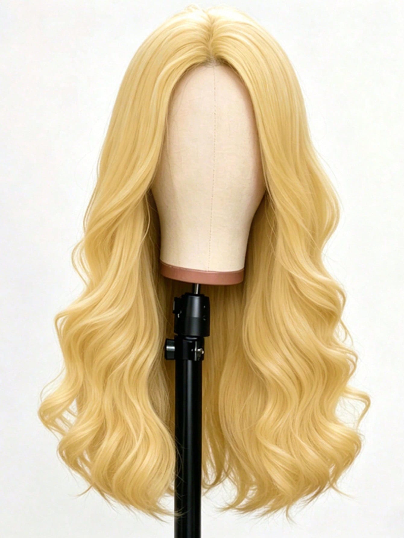 Blonde Wavy Curly Wig