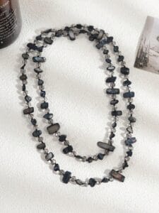 Vintage Style Double Layer Long Necklace