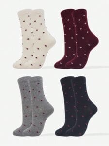 Jacquard Medium Socks